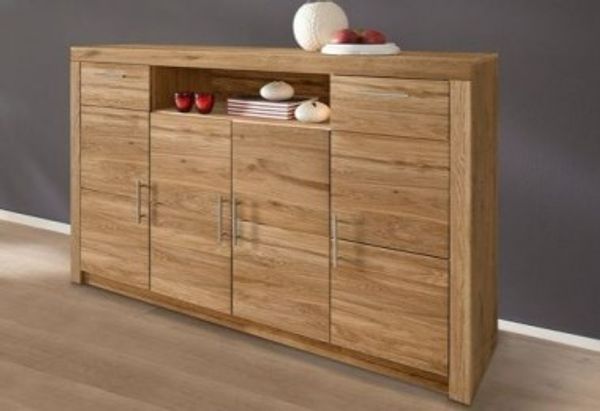 Sideboard, Kommode wildeiche teilmassiv, geölt, ca. 182x107 cm