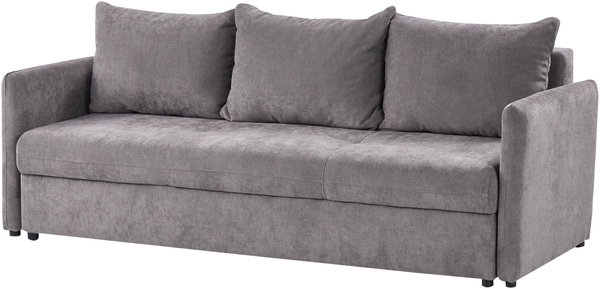 Schlafsofa HOLSEN Taupe Stoff Bild 4