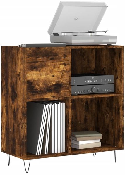 vidaXL Plattenschrank Räuchereiche 84,5x38x89 cm Holzwerkstoff 831777 Bild 3