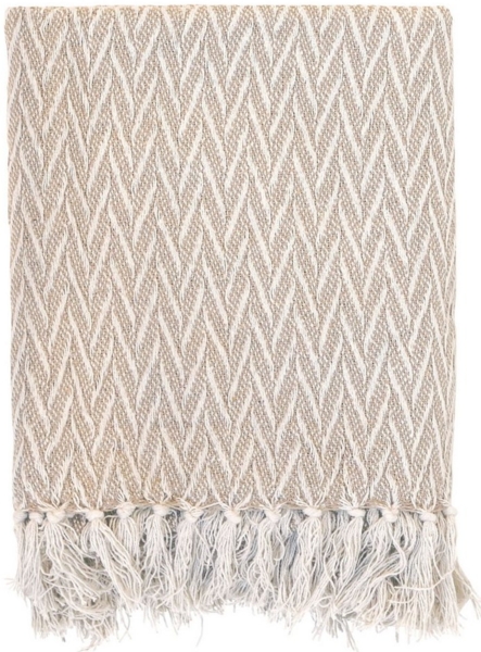 Chic Antique Decke Plaid Kuscheldecke Wohndecke 150x130cm Muster Latte 16094020