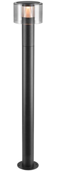 SLV TAHA II 90, Stehleuchte, PHASE, 2200/2700 K, IP65, zylindrisch, schwarz - Stand-, Wand- und Deckenleuchten (Outdoor)