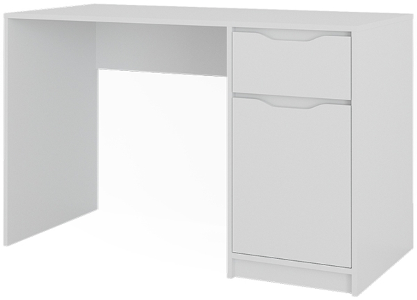 Schreibtisch Ruben Weiß 120 x 55 cm mit Schublade Vicco