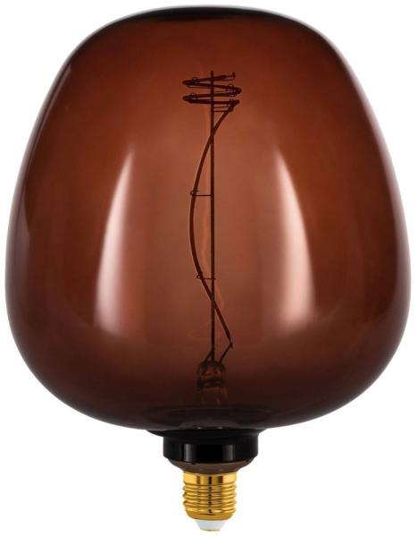 Eglo 110265 LED Leuchtmittel E27 1X4W 2000K cognac L:25. 5cm Ø19cm dimmbar