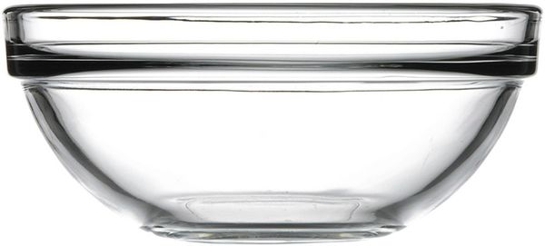 van Well Schale Chefs, 6 Stück, Glas, (Set, 6-tlg), stapelbar, spülmaschinen- und mikrowellengeeignet