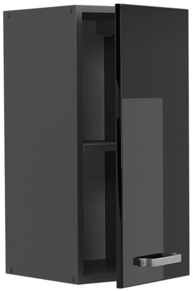 Hängeschrank R-Line Schwarz Hochglanz 30 cm Vicco Bild 4