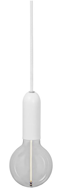 Osram Vintage 1906® Pendelleuchte ROUND E27, weiß, max. 25W (LED 15W), E27 Sockel, runder Baldachin, Innenraum-Pendelleuchte, Kombination mit 1906 Vintage-Lampen, Kombination mit smarten Lampen