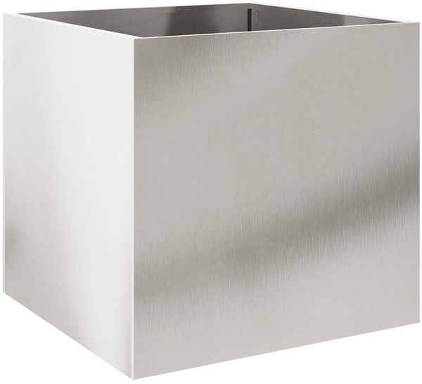 vidaXL Pflanzkübel Silbern 49x47x46 cm Edelstahl 841567 Bild 7