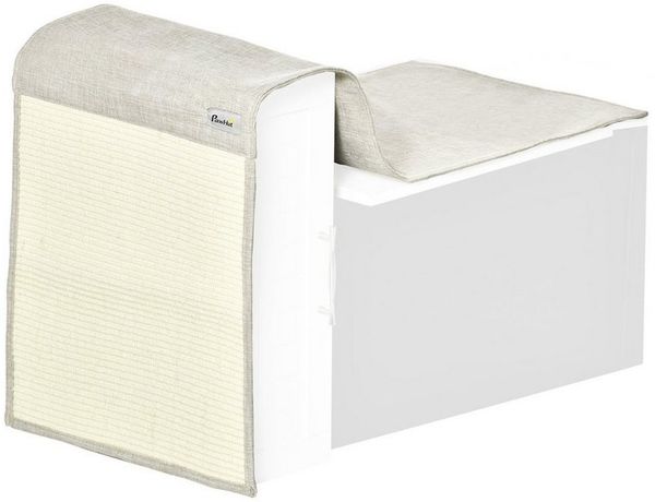 PawHut Kratzbrett 2er Kratzmatte, Sisal Kratzteppich für Katze, Katzenkratzmatte, (Kratzspielzeug, 2-tlg, Kratzstamm), Beige+Grau 130 x 45 x 0.3 cm