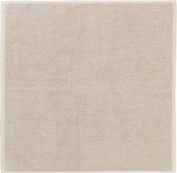 Blomus PIANA Badematte, Badezimmermatte, Fußmatte, Baumwolle, Moonbeam, 55 x 55 cm, 69147