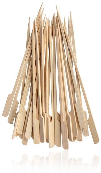 Bestlivings Grillspieß BBQ/Schaschlickspieß, 20cm (200-St, Pack), Biologisch abbaubar Grill Party, Spieße für Grillen Cocktails Obst