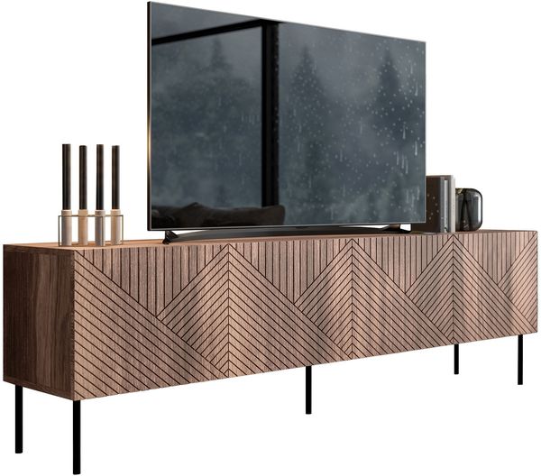 Mirjan24 'Aropo' TV-Lowboard 3D, Nuss braun, 58 x 40 x 191 cm