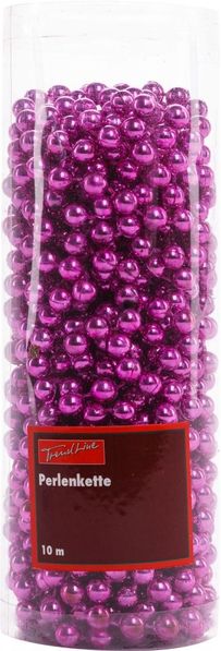 TrendLine Perlenkette bruchfest, langlebig 10 m pink