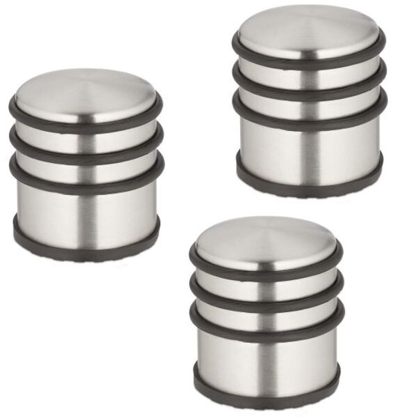 Relaxdays Edelstahl Türstopper im 3er Set