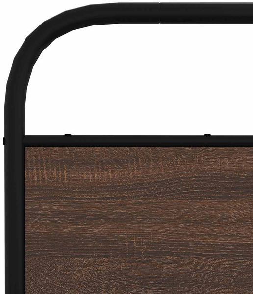 vidaXL Bettgestell ohne Matratze 120x200 cm Braun Eichen-Optik 4100305 Bild 8