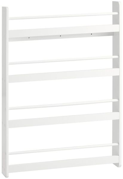 SoBuy Kinder-Bücherregal mit 4 Ablagen, weiß