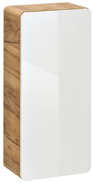 Hängeschrank 'Fermo', Weiss Hochglanz, 75x35x22 cm