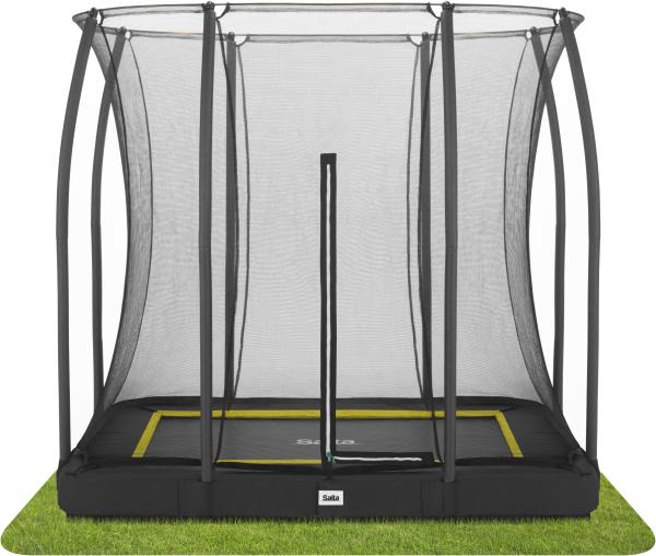 Salta 'Comfort Edition Ground' Rechteckiges Bodentrampolin mit Netz, schwarz, 153x214 cm