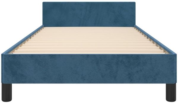 Bettgestell mit Kopfteil Samt Dunkelblau 80x200 cm Bild 6