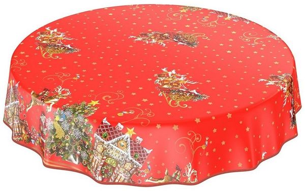ANRO Tischdecke Wachstuchtischdecke Gartentischdecke Wachstischdecke (Einzelstück 1-tlg), Glatt 140x100 cm wasserabweisend mit Saum