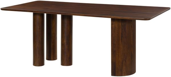 Esstisch Mango 240x100x77 dunkelbraun lackiert FLORENZ #212