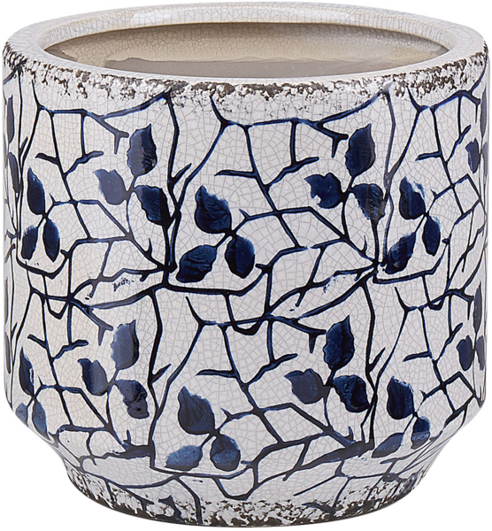 Blumenvase MYOS Steinzeug 15 cm Weiß