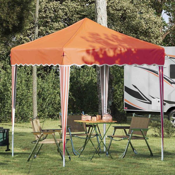 vidaXL Pop-up Partyzelt 195 x 195 x 245 cm Orange Oxford-Stoff 42019723