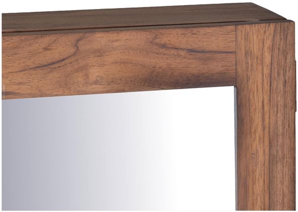 MiaMöbel Bad Spiegelschrank mit zwei Böden Glas, Massivholz Teak Modern Indien Indisch Bild 9