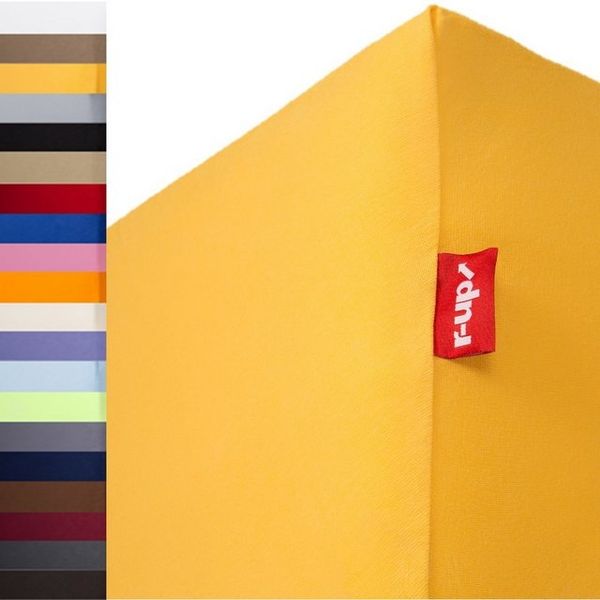 r-up Beste Spannbettlaken 180x200-200x220 bis 35cm Höhe sonnengelb 95% Baumwolle / 5% Elastan 230g/m² Bild 4