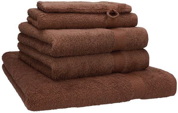 Betz Handtuch Set 5-TLG. Premium 1 Duschtuch 2 Handtücher 1 Gästetuch 1 Waschhandschuh, 100% Baumwolle
