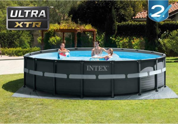 Intex Ultra XTR Frame Pool 549x132 cm mit Sandfilterpumpe 92522