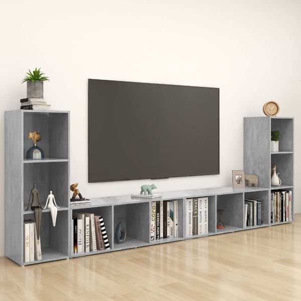 vidaXL | TV-Schränk | 4 pcs 37 x 35 x 107.5 cm 3080037