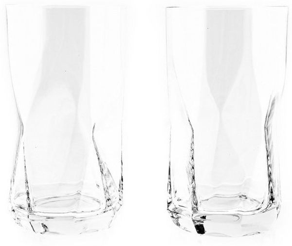6 tlg. Star Gläser-Set 540 ml Trinkgläser aus Borosilikatglas Cognacgläser transparent
