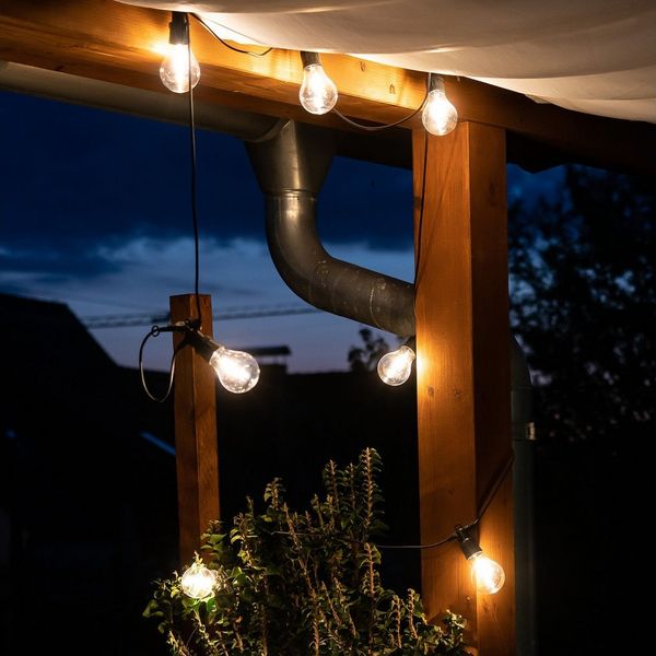 essentials Smart Home Solutions LED-Lichterkette 10m, 5m Zuleitung und 5m Lampen, verlängerbar