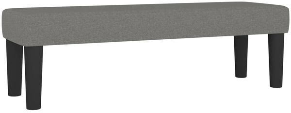 vidaXL Boxspringbett mit Matratze Dunkelgrau 160x200 cm Stoff 3136446 Bild 8
