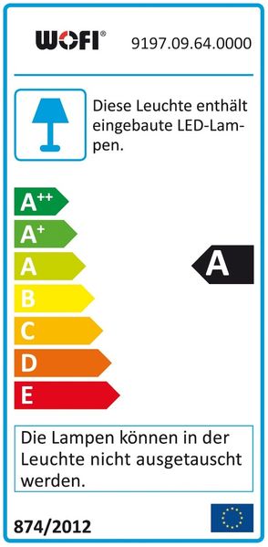 Wofi LED Deckenleuchte Deckenlampe 9x5W 3000K 2700 lumen Warm Weiss ersetzt 250W Bild 6
