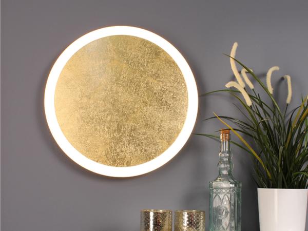 Luce Design Moon 9023 M gold LED Wand- und Deckenleuchte 1-flammig ECO Light