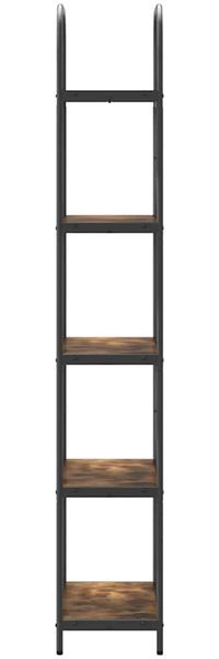 vidaXL Bücherregal Geräucherte Eiche 60 x 30 x 183 cm Holzwerkstoff 879853 Bild 6