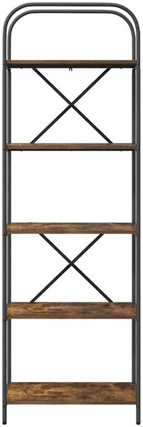 vidaXL Bücherregal Geräucherte Eiche 60 x 30 x 183 cm Holzwerkstoff 879853 Bild 5