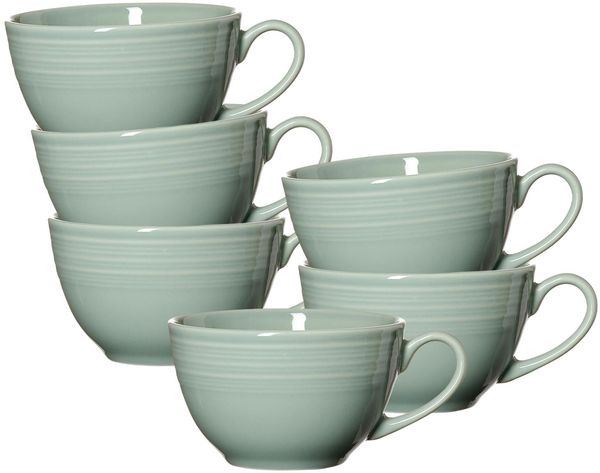 Ritzenhoff & Breker Levi Kaffeetasse 220 ml 6er Set - Grün