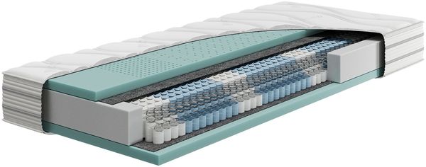 Hn8 Luxus-Taschenfederkern-Matratze "Emotion Pro TFK", 90x200 cm, Höhe: ca. 23 cm