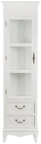 Vitrine Elegance MDF Weiß