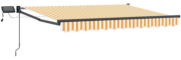 vidaXL Manuelle Gelenkarmmarkise mit LEDs 3,5 x 2,5 m 3419438 Bild 2