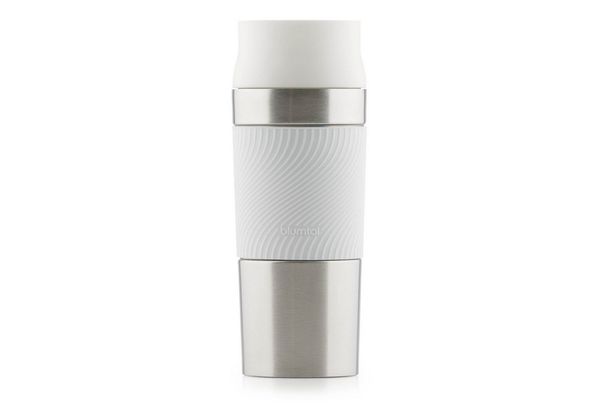Blumtal Isolierflasche Thermobecher Classic aus Edelstahl - auslaufsicher Becher to go, hält 4h heiß/ 8h kalt, 360° Trinköffnung, Easy Quick-Press-Verschluss
