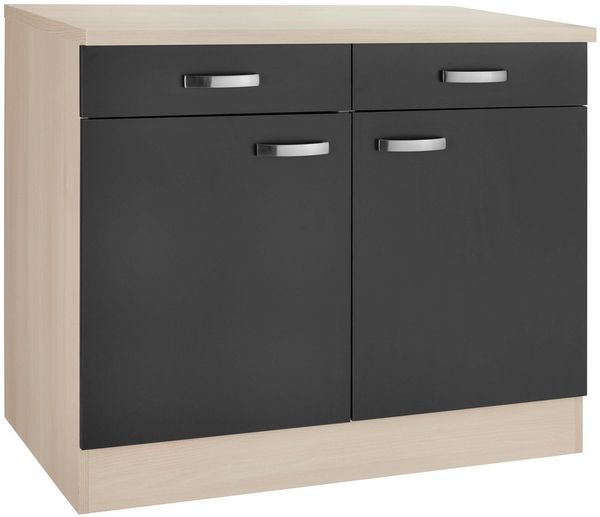 OPTIFIT Unterschrank Faro, mit Metallgriffen, Breite 100 cm