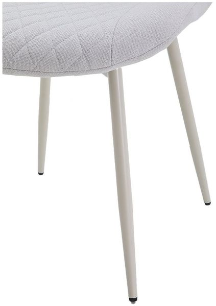 Stuhl Ameline / Amara, Webstoff, Beige, 61 x 85 x 51 cm Bild 6
