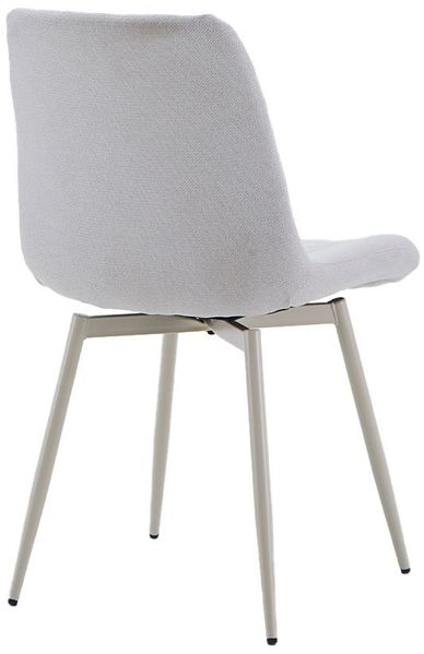 Stuhl Ameline / Amara, Webstoff, Beige, 61 x 85 x 51 cm Bild 4