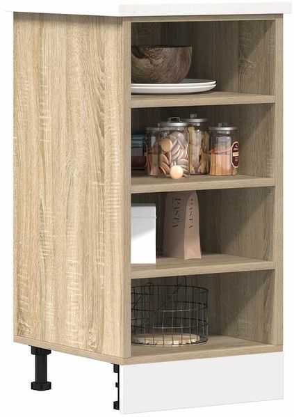 vidaXL Unterschrank Riga Sonoma-Eiche 40x44,5x81,5 cm Holzwerkstoff 854204