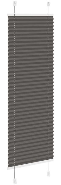 vidaXL Plissee Schwarz 50x150 cm Stoffbreite 49,4 cm Polyester 4015133 Bild 4
