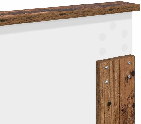vidaXL Bettrahmen Altholz 140 x 190 cm Massives Kiefernholz 3411017 Bild 10