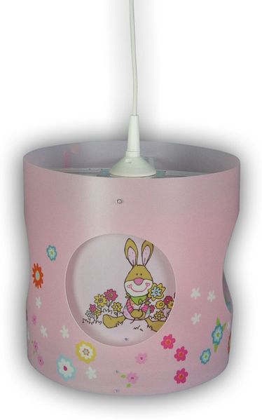 LED Kinderzimmer Deckenleuchte Lampenschirm drehend Motiv Bungee Bunny Bild 2